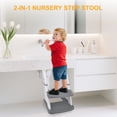 thumbnail image 4 of RUPOUN Potty Training Seat 2-in-1 with 2 Step Ladder Foldable and Adjustable Height, 4 of 9
