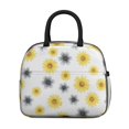 thumbnail image 2 of Daisy Pioneer Flower and Sunflowers Insulated Leakproof Lunch Box for Work, Lunch Bag for Women Men, Loncheras Para Mujer for Beach Travel Picnic Camping, 2 of 2