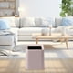 thumbnail image 5 of Mini Desktop Trash Can | Small Square Open Bin for Office, Living Room, Study, Coffee Table Organization | Plastic Waste Container | Multi-Use Storage | White/Gray/Pink/Blue/Black | 5.2x5.2x6 in | 1, 5 of 6