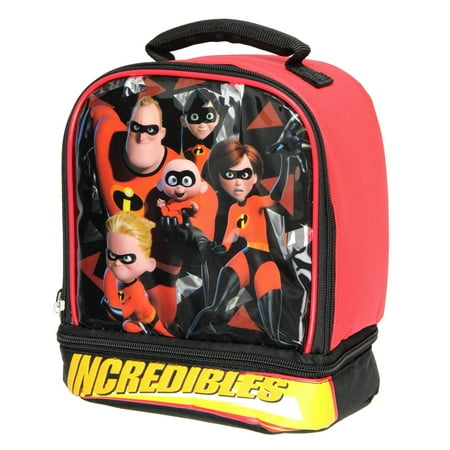 The Incredibles 2 Lunch Box Insulated Dual Compartment Lunch Bag