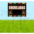 thumbnail image 1 of Fiesta Enchiladas (18" x 24") Yard Sign, Includes Metal Step Stake, 1 of 6