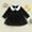 Black, variant on ATOGUTA Girls Dresses Casual Long Sleeve Doll Collar Tulle Tutu Dress Cute Baby Princess Dress Black Size 0-24M