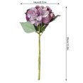 thumbnail image 4 of Monstrate Flores artificiales de 35cm, flor de PU, ramo de tallo largo único, hermosa flor de simulación para la decoración de la boda del hogar Flores artificiales 9 Monstrate HA6562-09B, 4 of 6