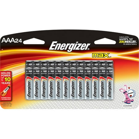 Energizer MAX Alkaline, AAA Batteries, 24 Pack