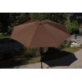 thumbnail image 2 of Parasol de marché Henryka de 9 pi de couleur chocolate, 2 of 4