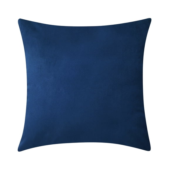 1-2PC Velvet Decorative Throw Pillow Covers 20x20 Inch Soft Solid Square Cushion Case for Couch Sofa Bedroom Living Room Home Decor Silky Machine Washable Pillowcases