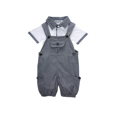 

Gwiyeopda Newborn Toddler Infant Baby Boys Rompers Bodysuit Playsuit Clothes Outfits Set