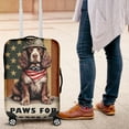 thumbnail image 4 of Freedom Paws Patriotic Boykin Spaniel Vintage Memorial Day Travel Luggage Cover Dog Lover Suitcase Dust Protective Decor - 12006, 4 of 5