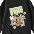 thumbnail image 2 of Scooby Doo Mystery Gang Youth Black Crew Neck Sweatshirt-XS, 2 of 5