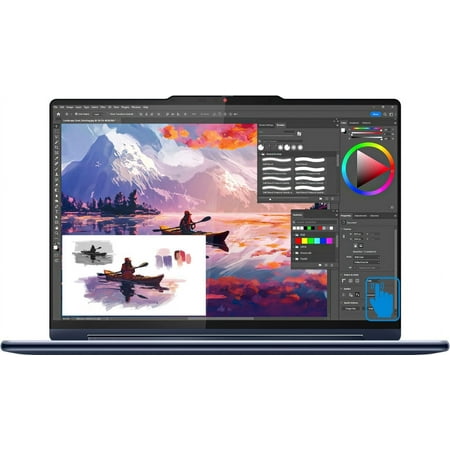 Lenovo Yoga 9i Home/Business 2-in-1 Laptop (Intel Ultra 7-155H 16-Core, 16GB LPDDR5X 7466MHz RAM, 1TB SSD, Intel Arc, 14.0in 120 Hz Touch 2.8K (2880x1800), Active Pen, Fingerprint, Win 11 Home)