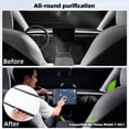 thumbnail image 4 of LICHENGTAI Engine Cabin Air Filter Kit Replace 1658375-00-A for Tesla Model Y 2021 Activated Carbon Quiet Operation Easy Install, 4 of 7
