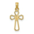 thumbnail image 4 of FB Jewels 14K Yellow Gold Cross with Dove Cut Out Pendant, 4 of 4