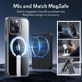 thumbnail image 2 of Queilt 1 PCS pour iPhone 15 Pro Max Étui, Compatible avec MagSafe, Support Entièrement Ajustable, Transparent, 2 of 4