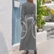 thumbnail image 3 of Vestido largo gris con diseño de bicicleta de carreras estilizada Vestidos de baile Vestido de fiesta de noche, 3 of 5