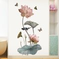 thumbnail image 4 of Wosthever Pegatinas de flores, suministros para el hogar, fondo de mano de obra fina extraíble, calcomanías de vinilo, Mural, Decoración del hogar, 4 of 6