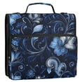 thumbnail image 2 of ALAZA Zipper Binder Paisley Floral 3 Ring Trapper Keeper File Folder Organizer Bag, 2 of 8