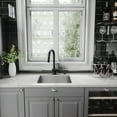 thumbnail image 5 of VIGO Gramercy Pull-down Kitchen Faucet with Soap Dispenser, Matte Black, 5 of 10