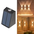 thumbnail image 1 of Lámpara De Pared Solar Lámpara Solar Escalera Luz LED Solar Patio para Pasillo Balcón Veranda (B) Kuymtek Para estrenar, 1 of 5