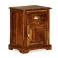 thumbnail image 4 of vidaXL Nightstand Storage Bedside Table for Home Bedroom Solid Wood, 4 of 14