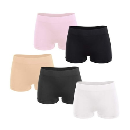 

Bella Form Women s Nicole Butt Lift Boxer Brief 6 Piece Push Up Abdomen Control (EXTRA LARGE) Multicolor
