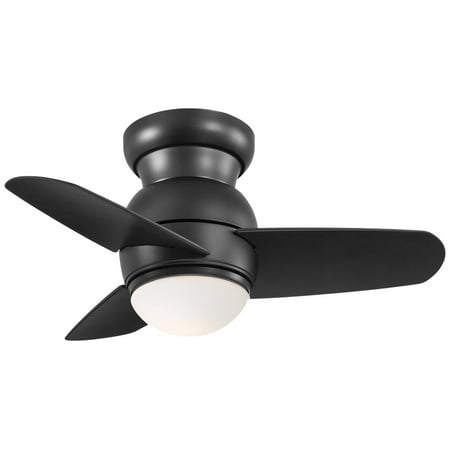 

Minka Aire 26 Minka Spacesaver Coal Finish Hugger LED Fan with Wall Control