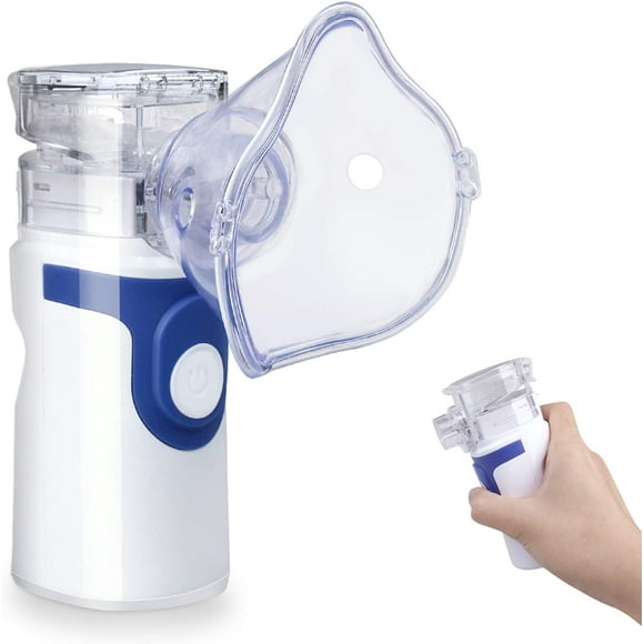 Mini Portable Steam Humidifier for Adults and Children Gray (Dark Blue)