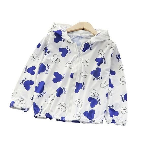 XBASW Baby Kids Zip-Up Sun Protection Jacket Girls Boys Light Hoodie UPF 50  Toddler Sun Shirt for 1-10 Years