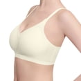 thumbnail image 3 of Vrorvz Lace Bra for Women Wireless Seamless Bras Solid Color Push up Breathable Bralette Womens Bralettes, 3 of 4