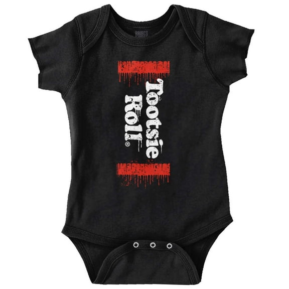 Retro Logo Candy Vintage Tootsie Roll Romper Boys or Girls Infant Baby Brisco Brands NB