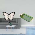 thumbnail image 2 of Reloj De Pared Acrílico Con Diseño De Mariposa Para Oficina, Comedor, Habitación Infantil, Estilo Rústico, Con Bandeja Para Mesa De Centro, Asa Para Guardar Joyas, Para El Hogar, Dormitorio, 2 of 8