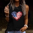 thumbnail image 2 of Danhjin Women Tank Top 4th of July Independence Day's Patriotic Print Sleeveless Tops Summer Casual Going out Party Holiday Graphic Tee, 2 of 6