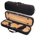 thumbnail image 1 of MI&VI NF-5003 Super Lightweight 3.3lb Sturdy Violin Travel Case 3/4 With Reflective Safety Strips | Hygrometer | Adjustable Shoulder Straps | Hard-Shell | High-Density Foam - MIVI Music, 1 of 4