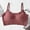Red, variant on Womens Bras Comfortable Comfy Solid Color Bras Wire Free Underwear Push Up Bra Everyday Bralettes Thin Straps L