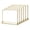 Horizontal, variant on 6Pack 8.5 x 11 Acrylic Sign Holder with Gold Frames and Vertical Stand, Ideal for Display Wedding Table Numbers, Double Sided Picture, Clear Photos, Menu Holders