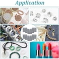 thumbnail image 6 of 12Pcs Square Velvet Jewelry Bags with Snap Fastener Gainsboro 7x7x0.95cm, 6 of 7