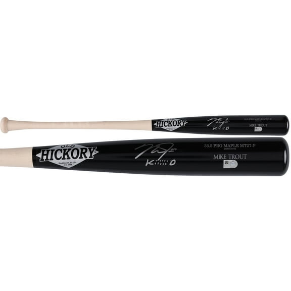 Mike Trout Los Angeles Angels Autographed Game Model Old Hickory Bat with "KIIIIID" Inscription - Fanatics Authentic Certified