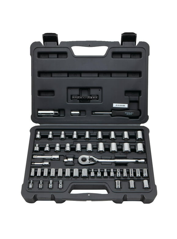 STANLEY Stmt71650 60-Piece Mechanics Socket Wrenches Tool Set