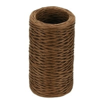 Uxcell 55 Yards Floral Bind Wire Wrap Twine, 1mm Floral Wire Vine Bind Wire Rustic Craft Wire for DIY Projects Flower Bouquet Making Wreath Gift Wrapping Wedding Decoration, Brown