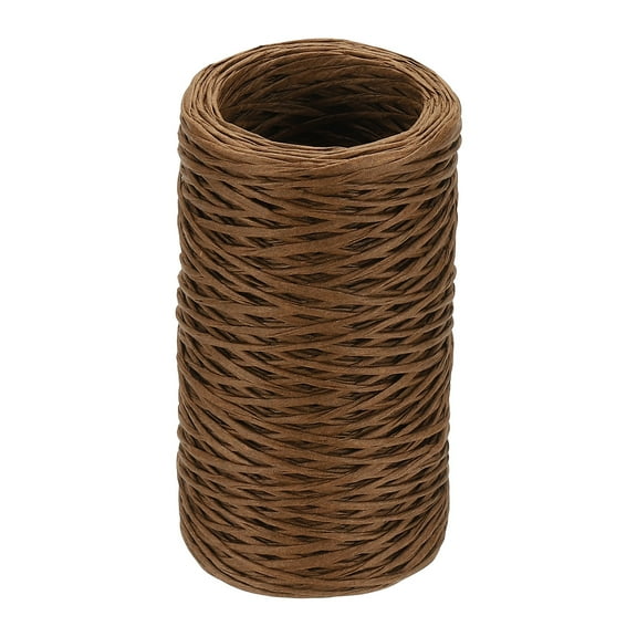 Uxcell 55 Yards Floral Bind Wire Wrap Twine, 1mm Floral Wire Vine Bind Wire Rustic Craft Wire for DIY Projects Flower Bouquet Making Wreath Gift Wrapping Wedding Decoration, Brown