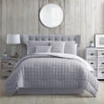 thumbnail image 4 of Modern Threads 5 Piece Textured Technique Comforter Set, Kane Gray, Queen, 4 of 4