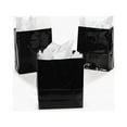 thumbnail image 2 of Medium Black Gift Bags - Party Supplies - 12 Pieces, 2 of 2