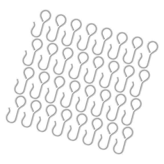 GOOHOCHY 50pcs Useful Car Seat Cover Hooks With Easy To Use Maintain A Clean And Tidy Car Metal S Hooks For Convenient Car Seat Accessories