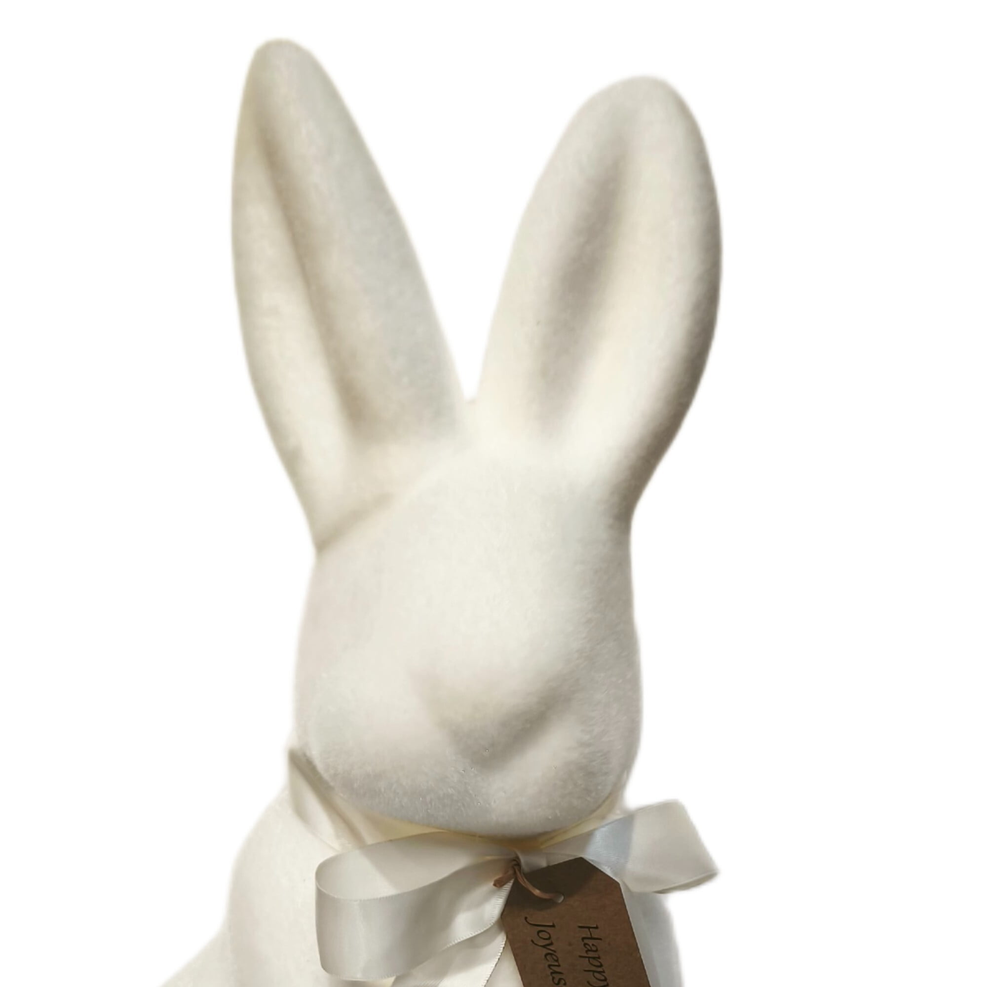 Lapin blanc floqué assis, 17po, par « Way to Celebrate »