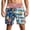 za11-fk0825 Sky Blue, variant on Shorts for Men Funny Swim Trunks for Men, Patriotic Quick-Dry Shorts, Realistic Illusion, Patriotic Prints