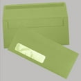 TRAHOO10 Business Window Envelopes 4 1/8" x 9 1/2" Avocado Green