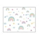 thumbnail image 2 of Pegatinas de pared de estrellas arcoíris | Bonitas calcomanías de PVC con dibujos animados para dormitorio y sala de estar | Diseño impermeable de estrellas arcoíris, 2 of 5