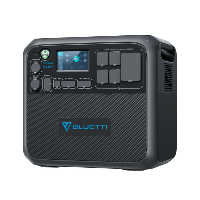 Bluetti AC200MAX Electric Battery Grid, 2048Wh 2200W Portable