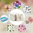 thumbnail image 6 of 24pcs 24 Pcs Velvet Jewelry Pouches with Snap Button White Velvet Jewelry Storage Bags 2.64x2.76x0.37 Inch, 6 of 8