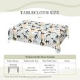 thumbnail image 6 of Halloween Black Cat Tablecloth Rectangular 60" X 84", Halloween Decorations - Waterproof Wipeable Halloween Table Cloth Cover for Party Picnic Dinner Halloween Decor, 6 of 6