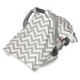 thumbnail image 1 of Jolly Jumper Infant Car Seat Veil | Weather & Sun Protection Cover with Adjustable Straps | Fits All Car Seat Handles | Collapsible & Machine Washable, 1 of 4